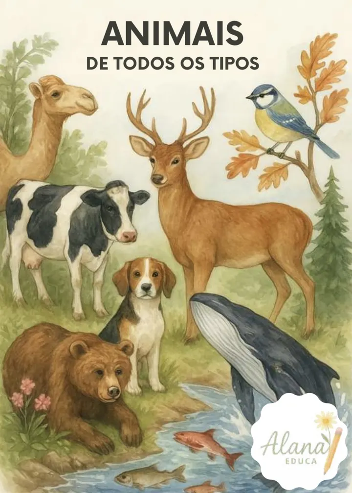 Animais de Todos os Tipos
